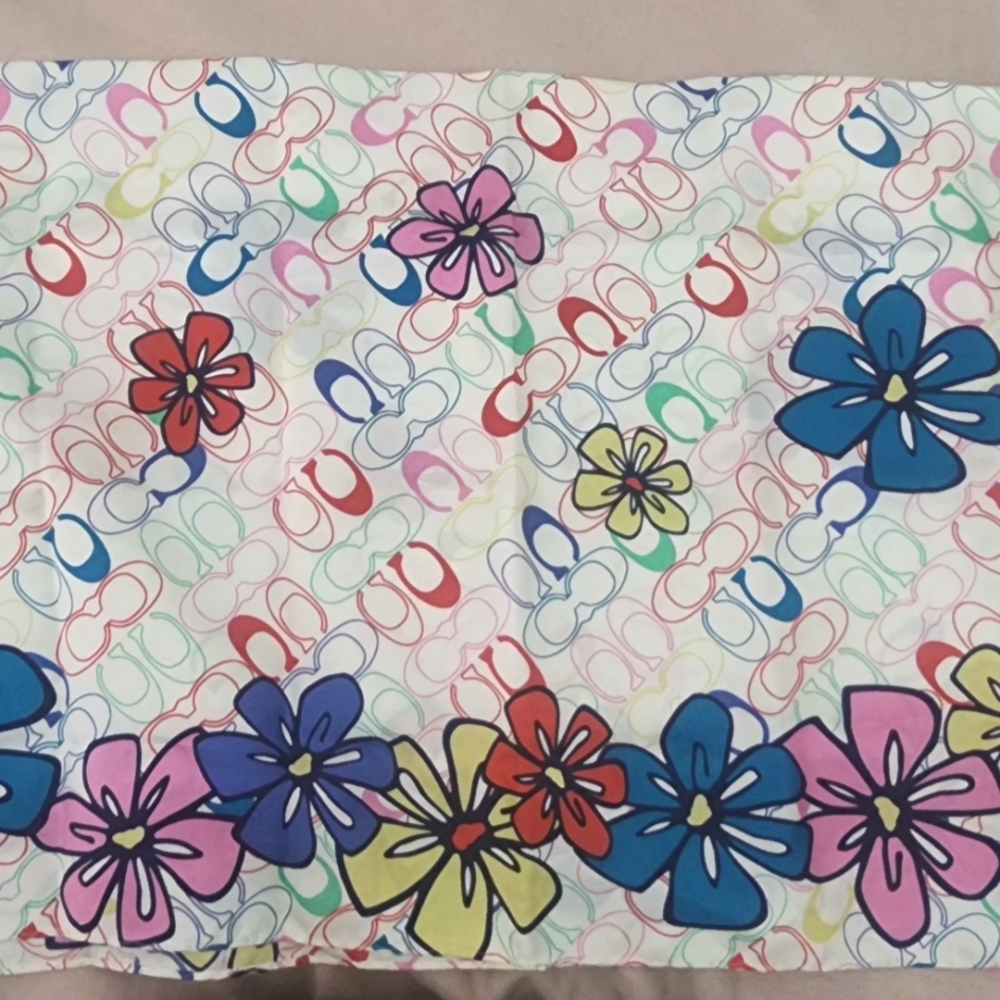 Coach Floral Multicolor Women's Scarf